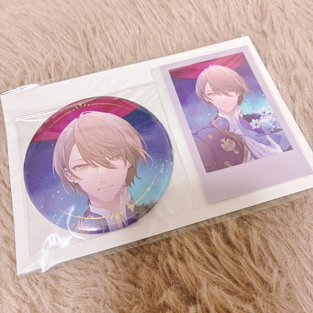 にじさんじ 誕生日グッズ 缶バッジ チェキ風カード 加賀美ハヤト 2025