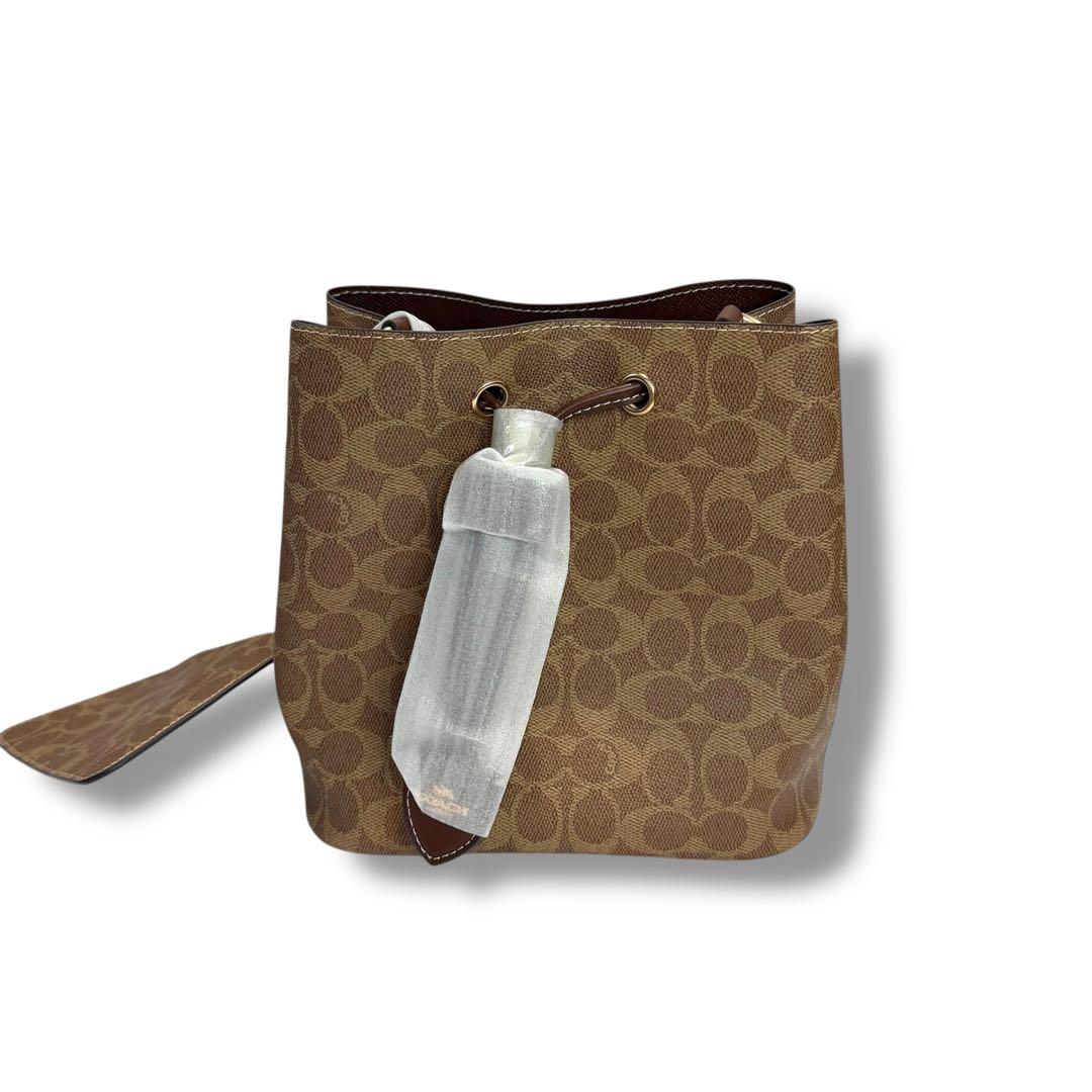 メロン様専用】coach ローアン バケット バッグ・シグネチャー