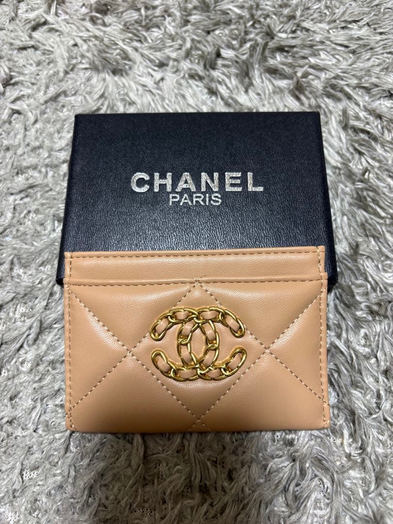 24. ノベルティ カードケース 名刺入れ ベージュ - メルカリ