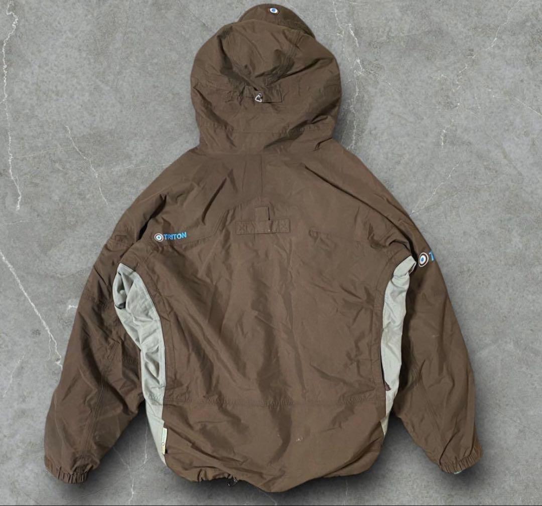 ジャケット・アウター 00s \"triton\" brown gimmick jacket Y2k