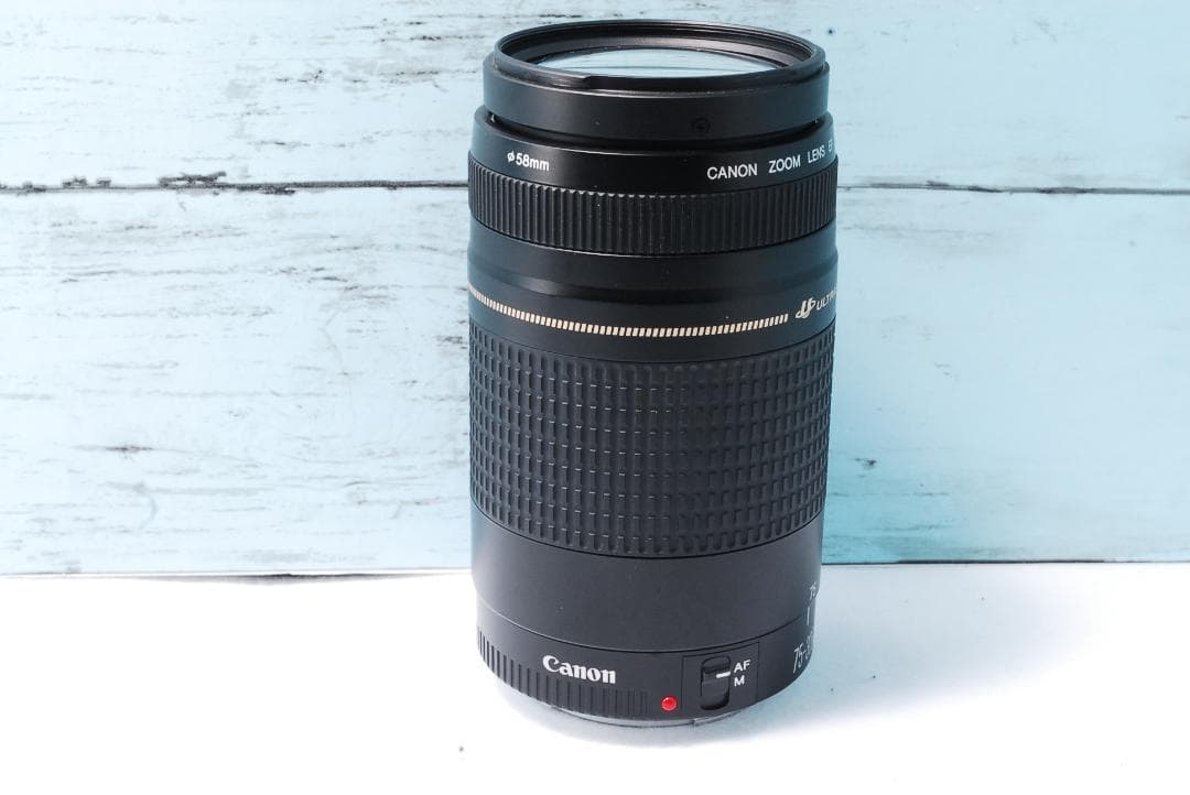 ❤️純正❤️キャノン用❤️75-300mm❤️超望遠❤️ズームレンズの通販