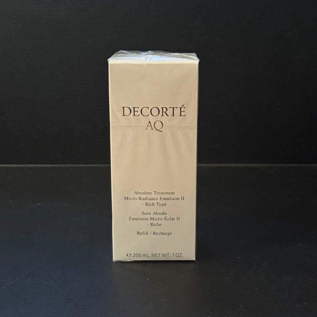 【新品未使用】コスメデコルテ AQ エマルジョンⅡ 200ml 付け替え コスメデコルテ / AQ アブソリュート エマルジョン マイクロ