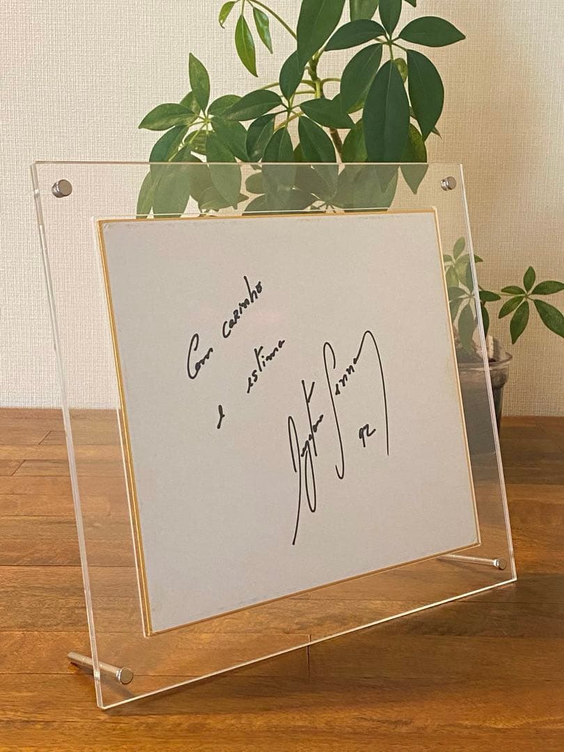 1992年第2期HONDA F1撤退メモリアル アイルトンセナ直筆サイン入額装品