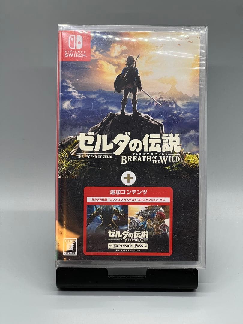 新品未開封 ゼルダの伝説 ブレスオブザワイルド+エキスパンションパス
