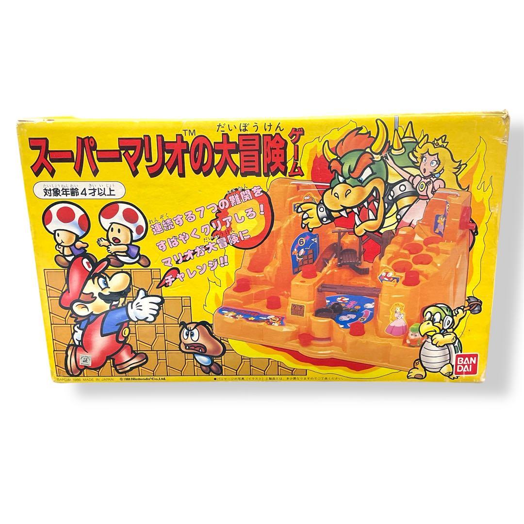 激レア✨】スーパーマリオの大冒険ゲーム 昭和レトロ 1986年 BANDAI