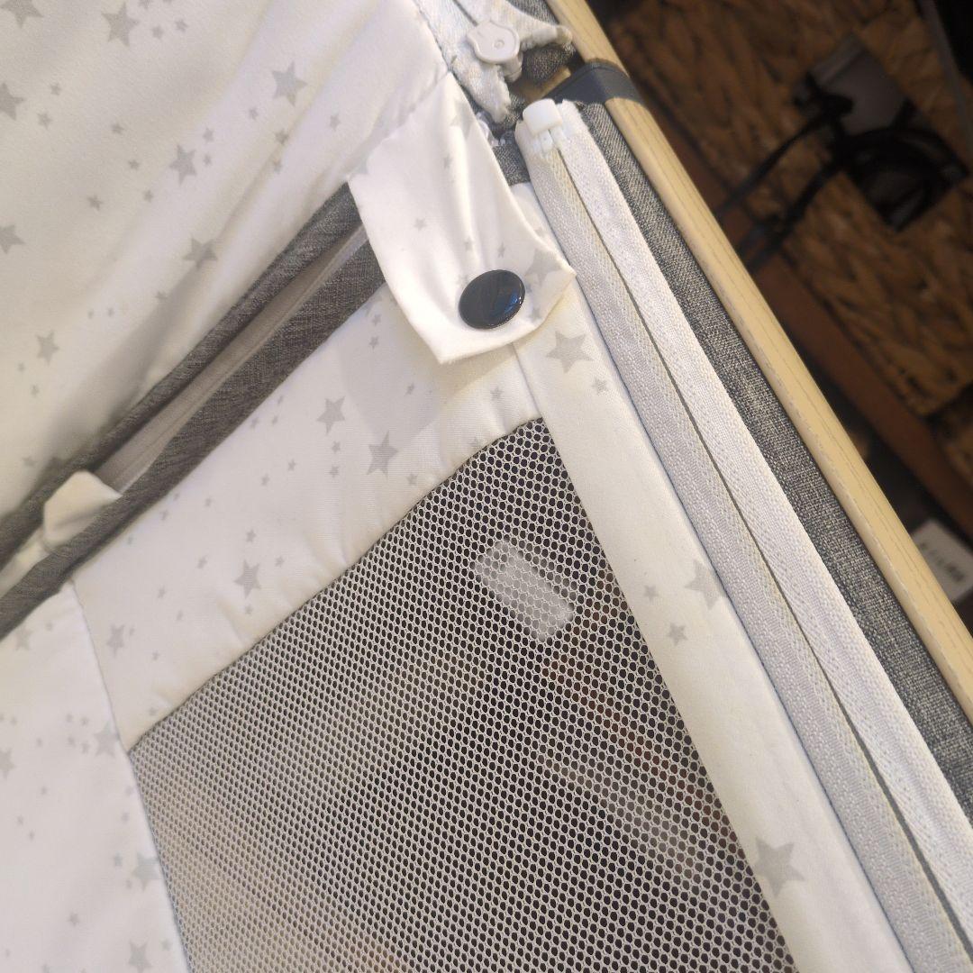 Playkids ベビーベッド グレー Playkids ベビーベッド グレー