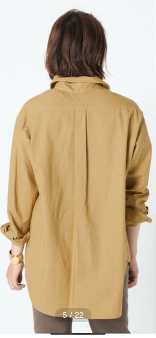 美品☆ Deuxieme Classe OXFORD BD シャツ ベージュ - メルカリ