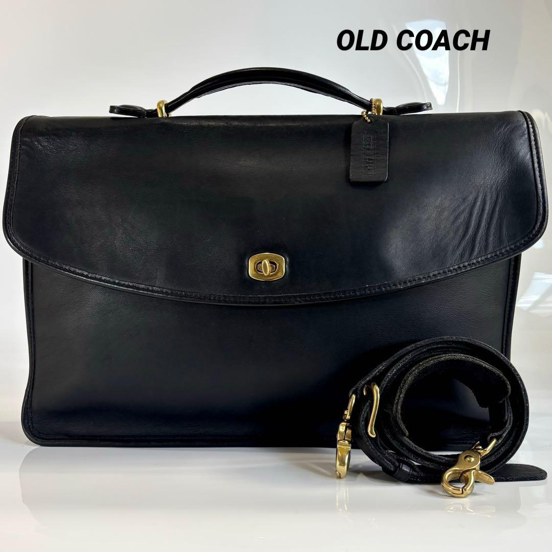 美品 COACH コーチ オールドコーチ レザー 2WAY ビジネスバッグ USA製 COACH オールドコーチ 2way レザー バッグ
