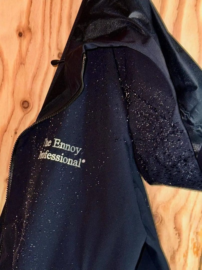 エンノイ・3LAYER SHELL HOODIE（黒Lサイズ） - メルカリ