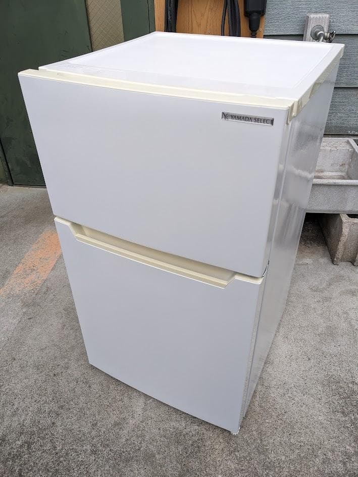 【全国送料無料】ヤマダ電機 YRZ-C09H1 冷蔵庫 87L 2022年製 □YAMADA SELECT/ヤマダセレクト□YRZC09H1 2ドア冷蔵庫 87L ホワイト