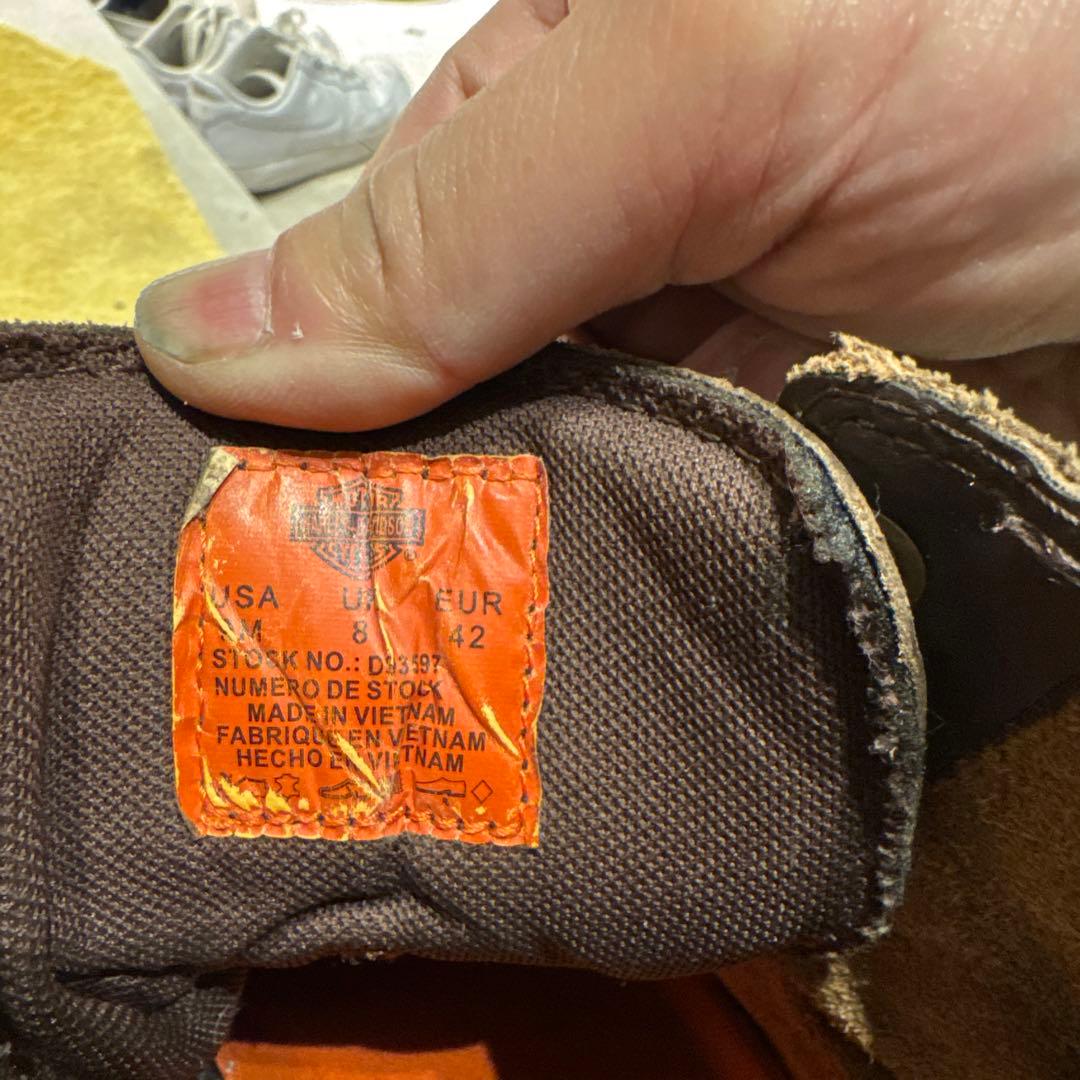 う*り様 【極美品】ハーレーダビッドソン 純正 ライディングブーツ