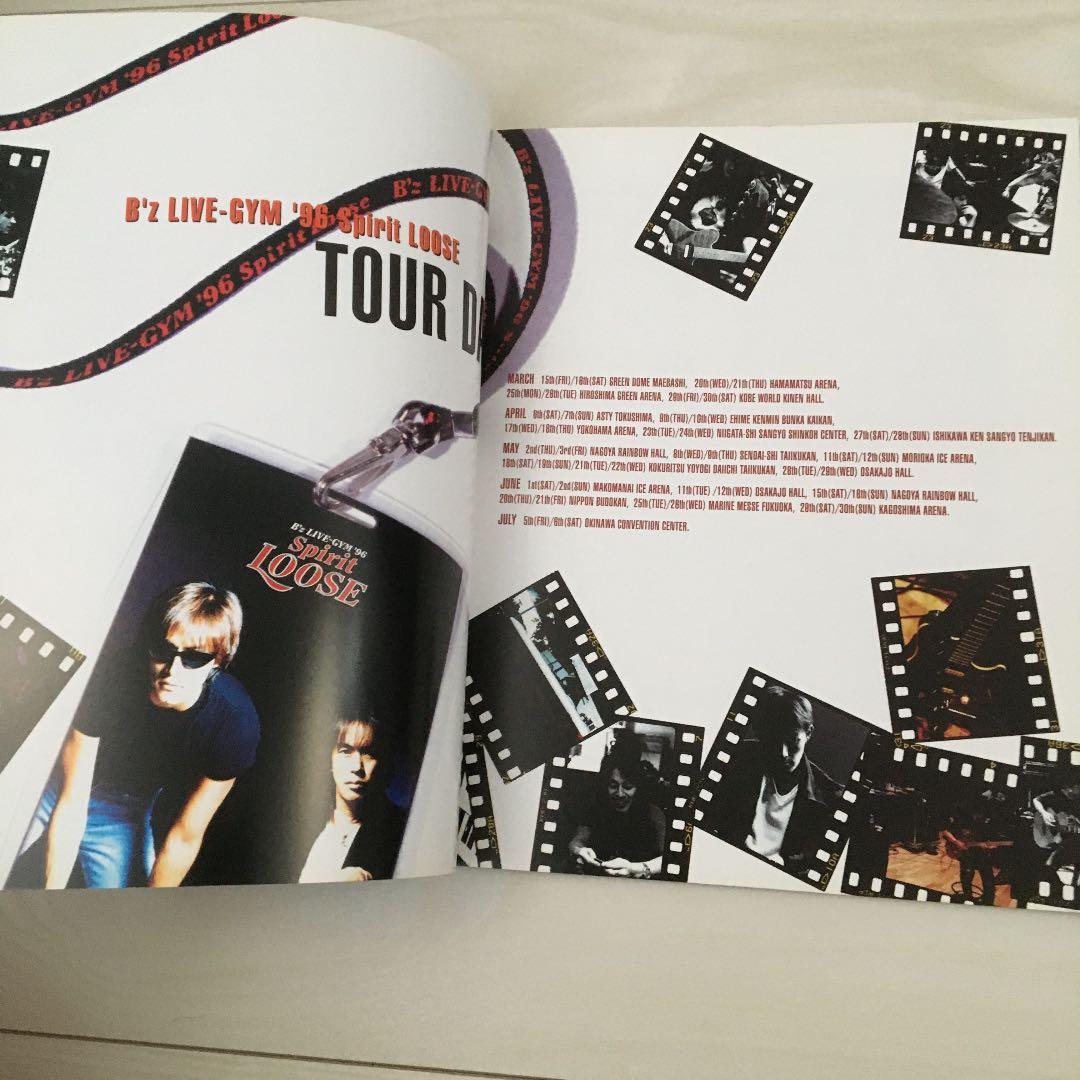 B'z ツアーパンフレット 1996年 LOOSE 稲葉浩志 松本孝弘 - メルカリ