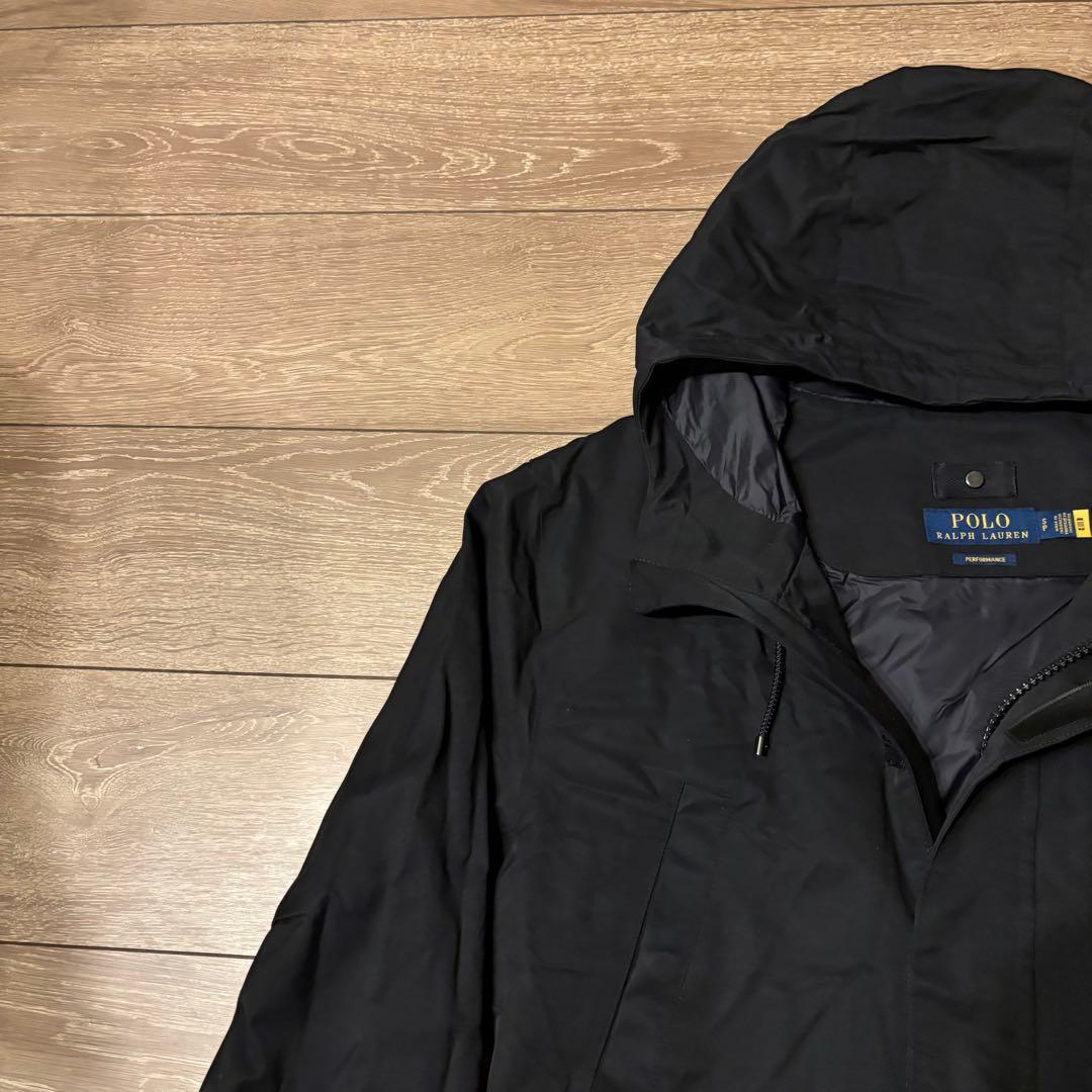 美品 現行 ポロラルフローレン フーデットジャケット QRコードタグ 撥水