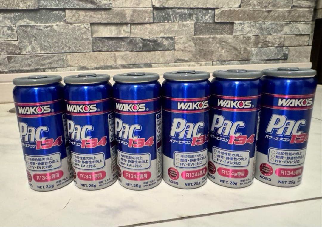 ワコーズ パワーエアコン134 6本セット Amazon.co.jp: R134a専用 ワコーズ パワーエアコン134 A053 1本 カー