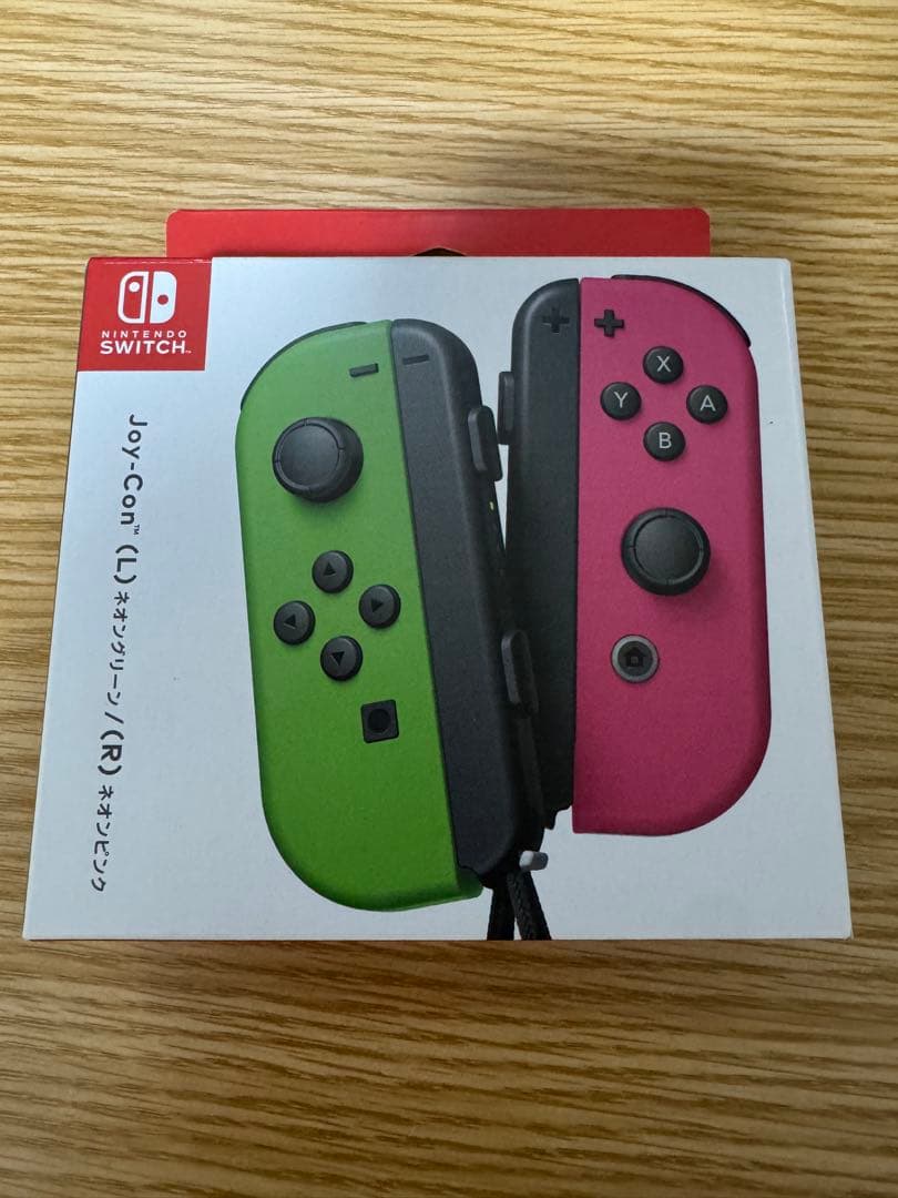 任天堂 Switch ジョイコン ネオングリーン ネオンピンク純正品 - メルカリ