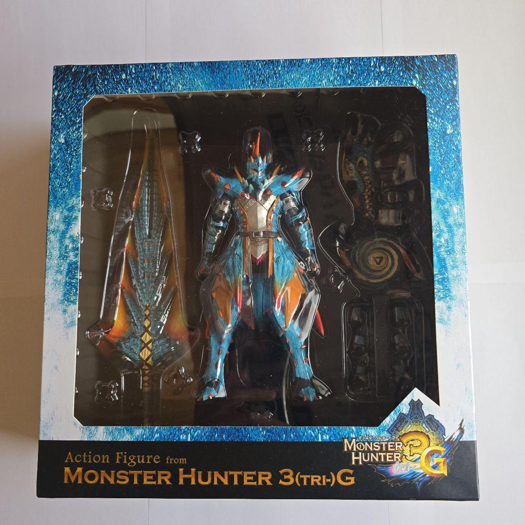 未開封　イーカプコン モンスターハンター アクションフィギュアセット FIG]イーカプコン限定 レウスシリーズ装備ハンター(剣士