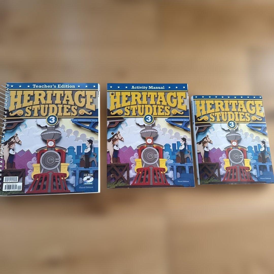 BJU Press Heritage Studies 3 教材セット Heritage Studies 3 Tests, 3rd ed. | BJU Press Homeschool