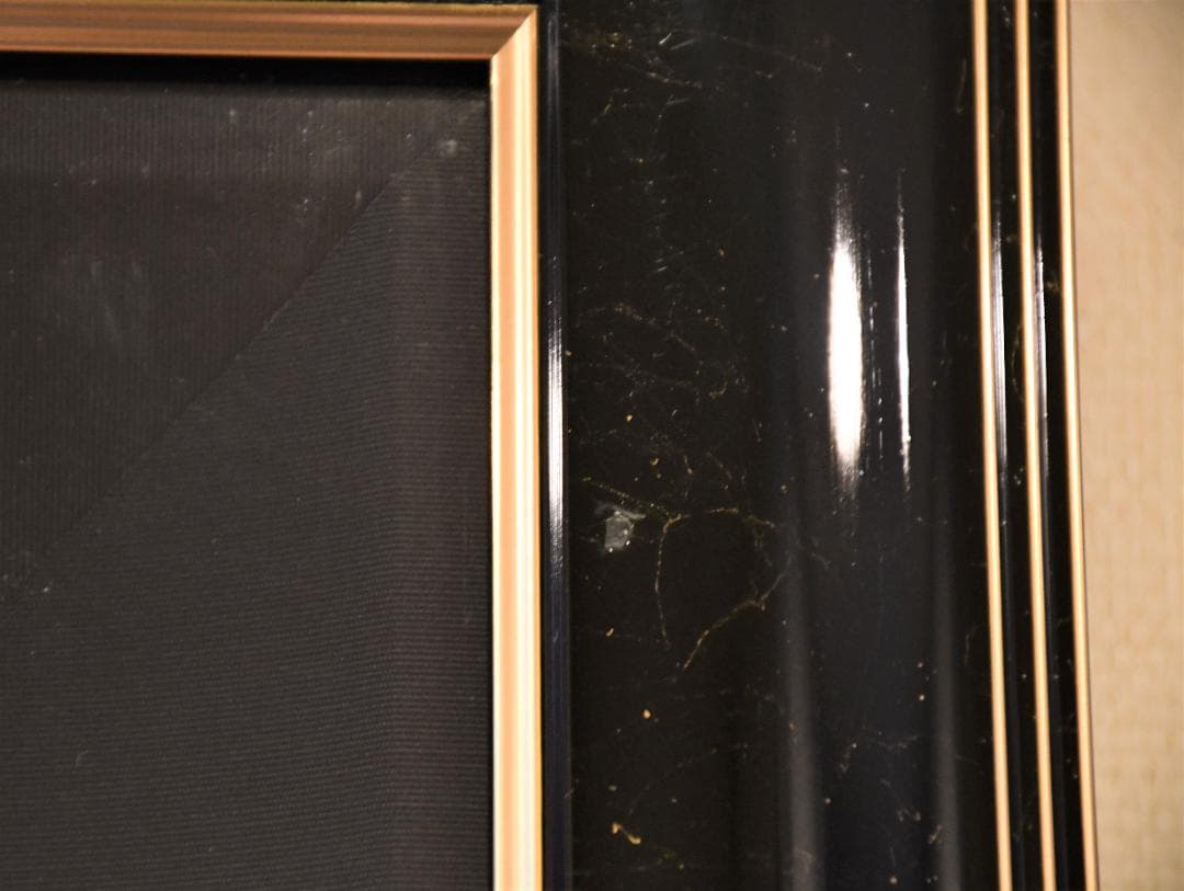 松本零士 【エメラルダス】 ピエゾグラフ キャンバス使用 直筆サイン