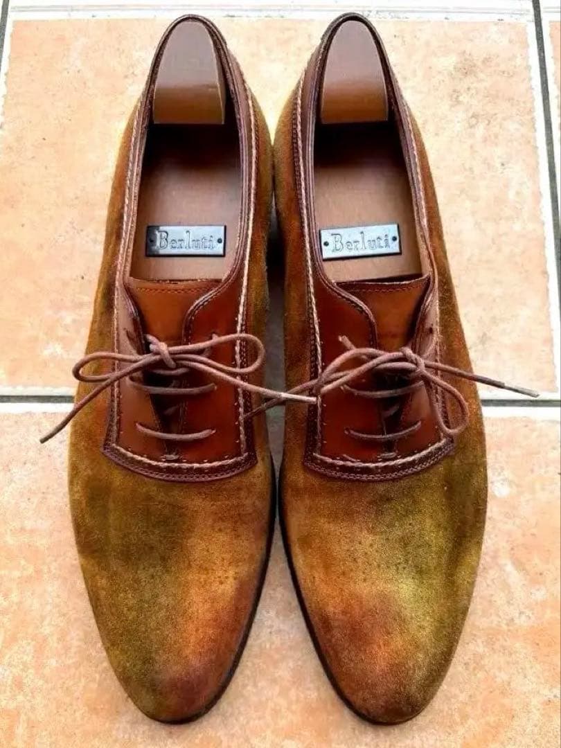 Berluti スウェードシューズ 純正シューツリー付き ベルルッティ 純正シューツリー シューキーパー 木製｜Yahoo!フリマ