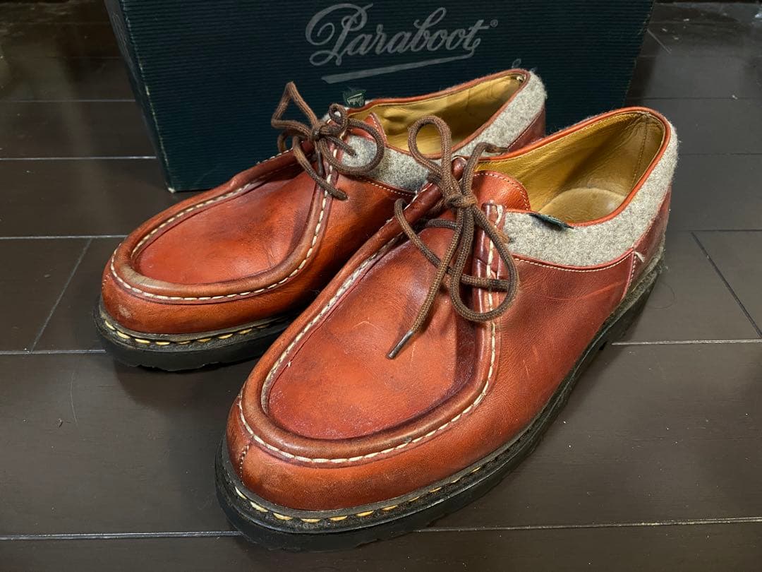 廃番レア　paraboot mirabeau パラブーツ　ミラボー　42 廃番レア paraboot mirabeau パラブーツ ミラボー 42 - メルカリ