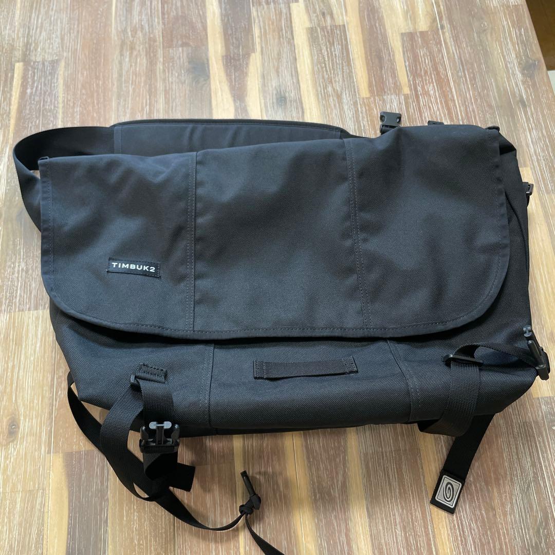 TIMBUK2 ブラック メッセンジャーバッグ Timbuk2 フライトクラシックメッセンジャーバッグ, ジェットブラック