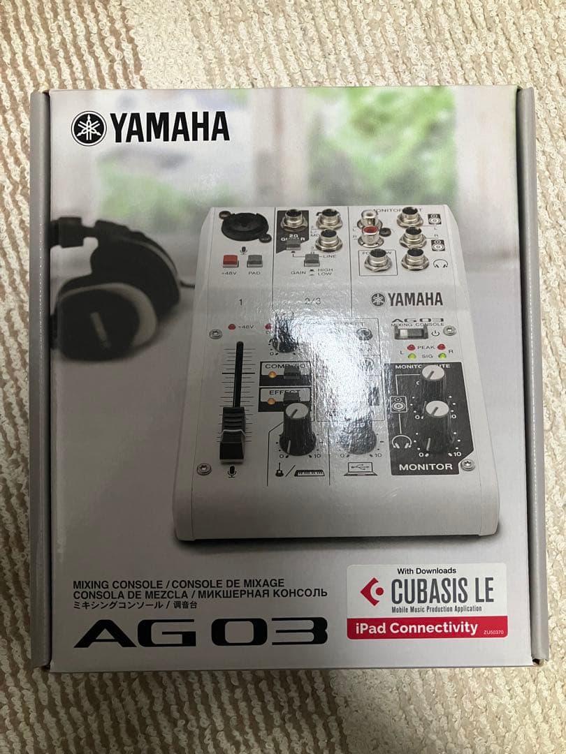 ヤマハ AG03 YAMAHA Yamaha AG03 Mk2 3-channel Mixer and USB Audio Interface - Black