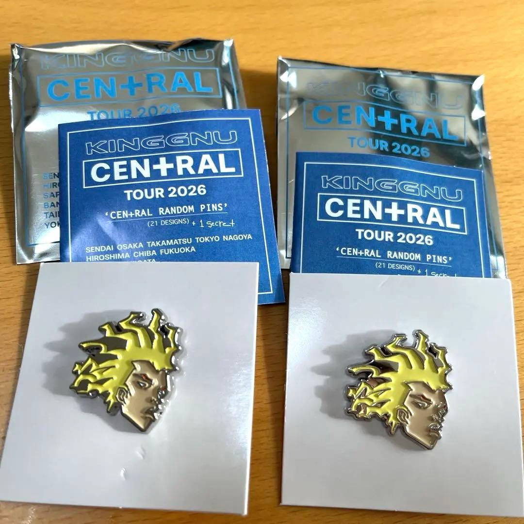 King Gnu CEN+RAL TOUR 2026 ピンズ YU 勢喜遊 2個 - メルカリ