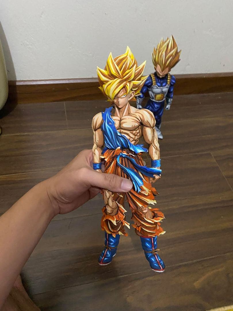 ドラゴンボール ベジータ悟空 フィギュアセット SMSP孫悟空リペイント