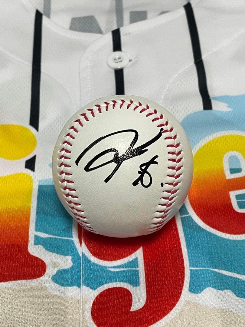 阪神タイガース 今朝丸裕喜 直筆サインボール 2026 沖縄キャンプ球