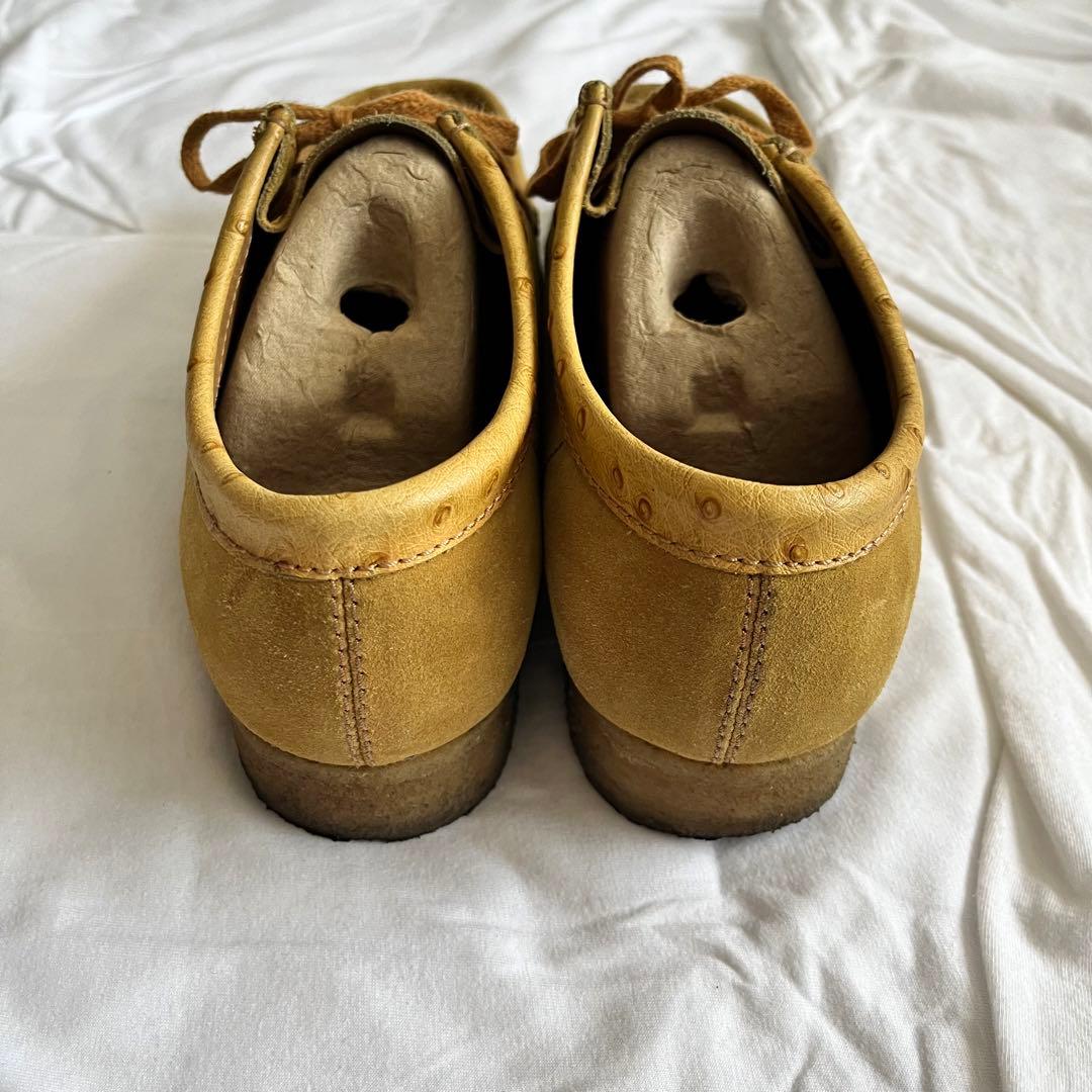 35周年 stussy Clarks ワラビー 25.5cm イエロー