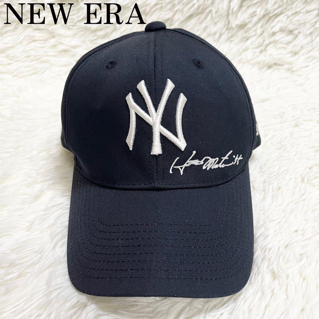 美品 ニューエラ ヤンキース 松井秀喜サイン刺繍 スナップバック