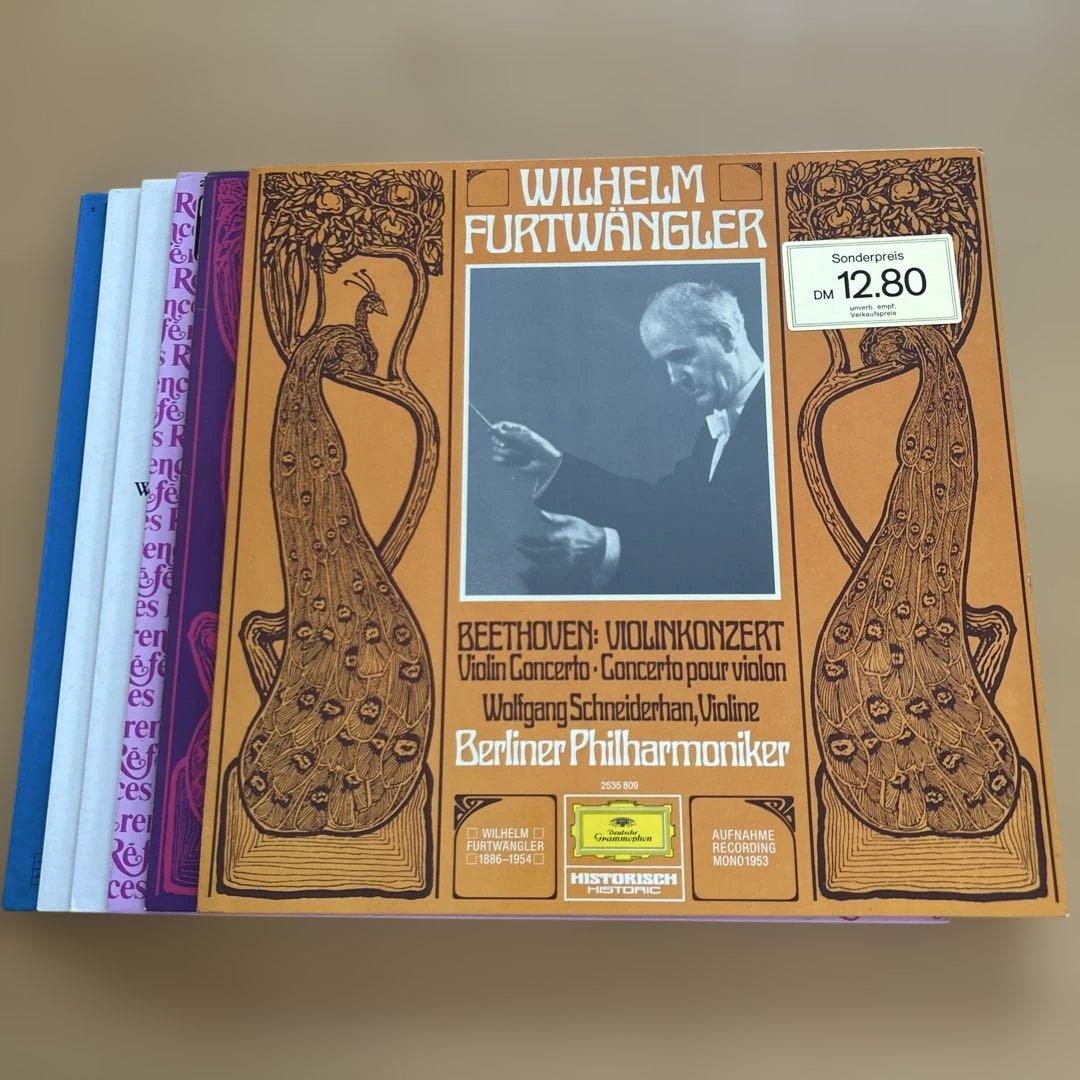 廃盤輸入盤LP6枚セット　フルトヴェングラー 独盤、仏盤、英協会盤　ベネズエラ響 The Berliner Philharmoniker's Furtwängler edition