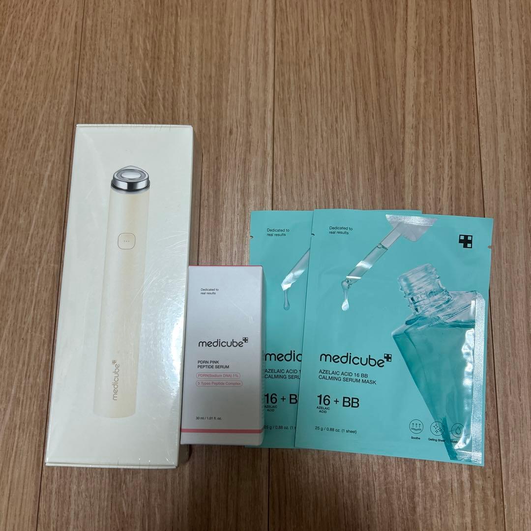 medicube ブースタープロミニ 美容液＋パックセット メディキューブ BOOSTER PRO MINI 新品未使用 美顔器 BOOSTER PRO MINI