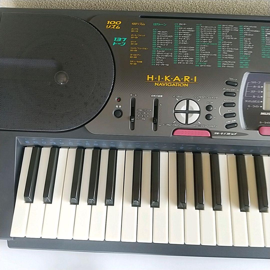 スタンド付き】CASIO カシオ 電子キーボード 光ナビ LK-60 - メルカリ