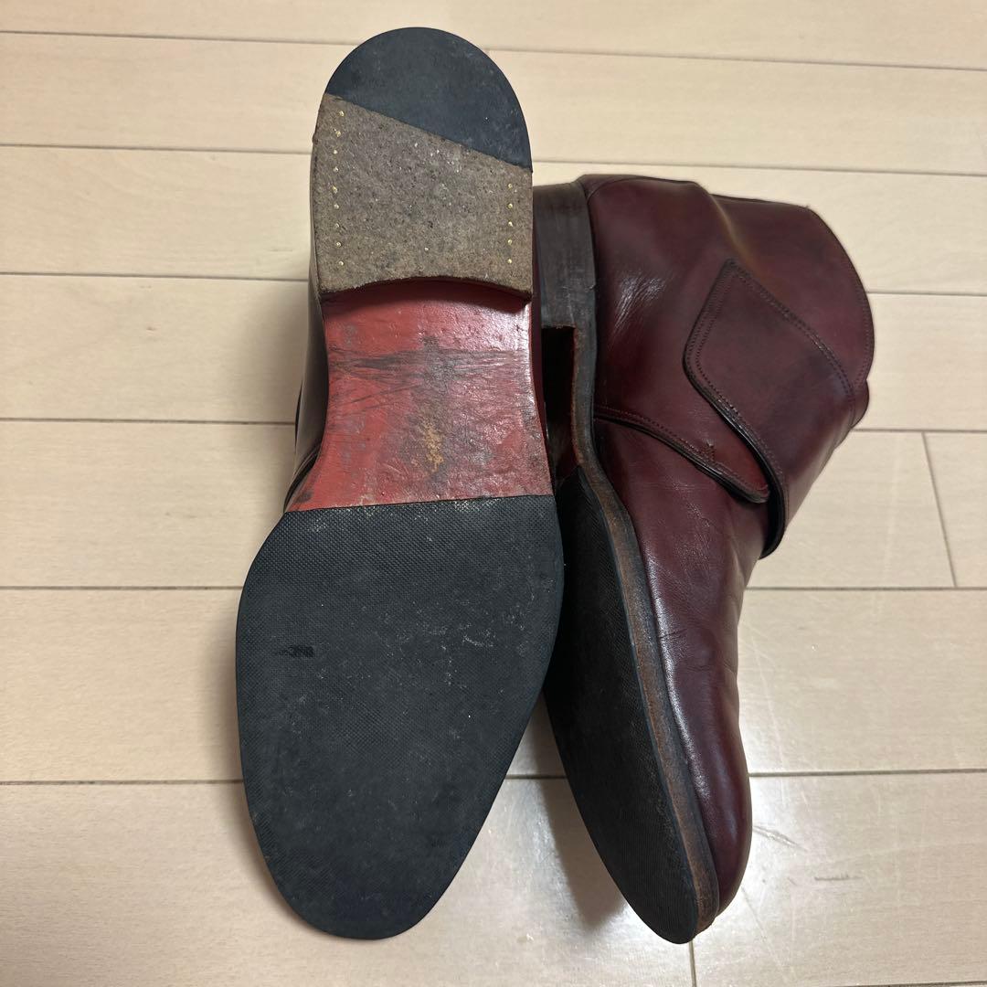 ひ*ろ様 エルメス ジョンロブ ミュージアムカーフ ブーツ LOUIS - メルカリ