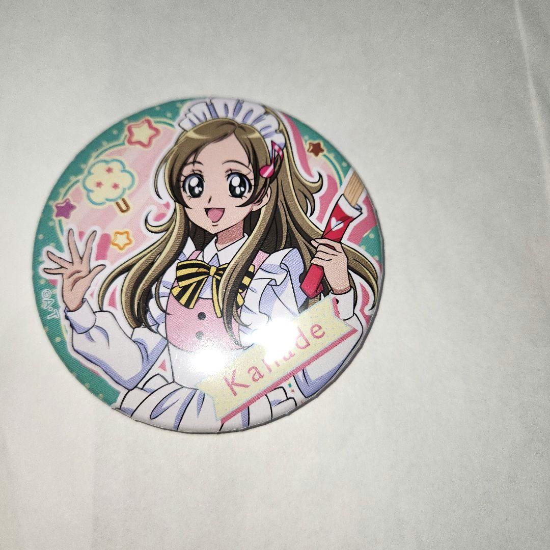 南野奏 プリキュアランド たべあるき アクスタ 缶バッジ スイート