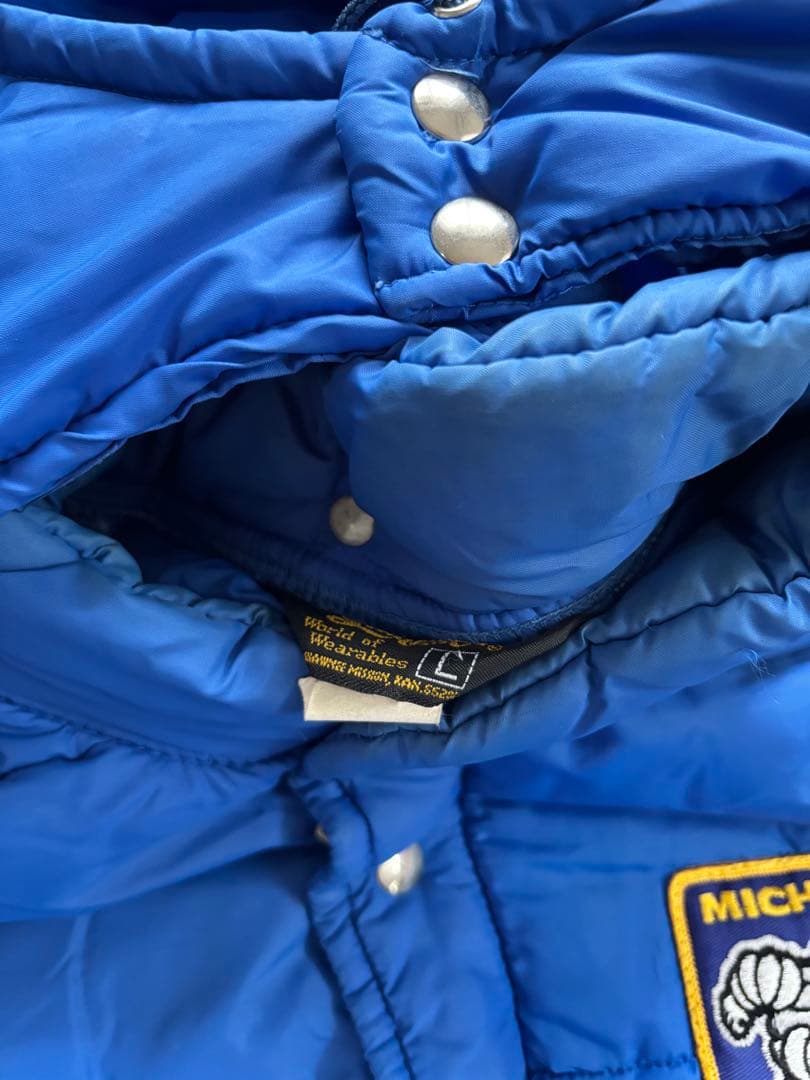 70's MICHELIN ミシュラン レーシング ジャケット L フード付き - メルカリ