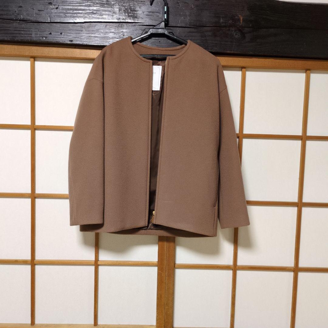 noble MTRカラーレスジップショートコート - メルカリ