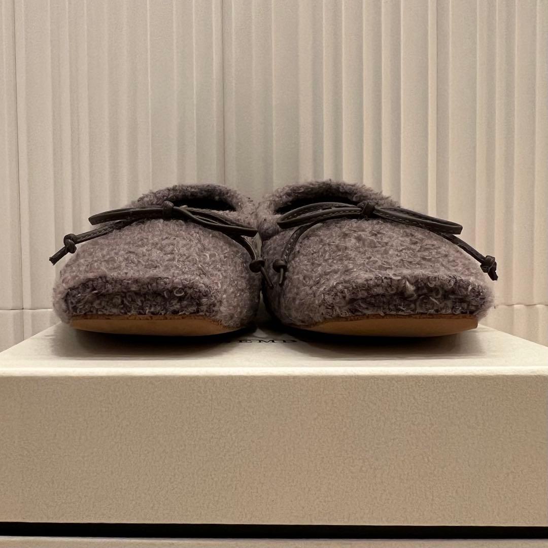 未使用✨chembur チェンバー フラットシューズ ボア 23h 23.5 - メルカリ