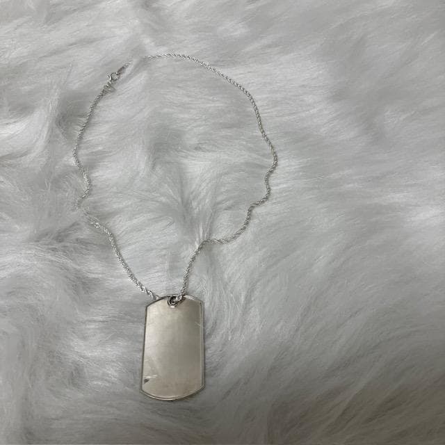 GUCCI 】グッチ ドッグタグ ネックレス シルバー925 - メルカリ