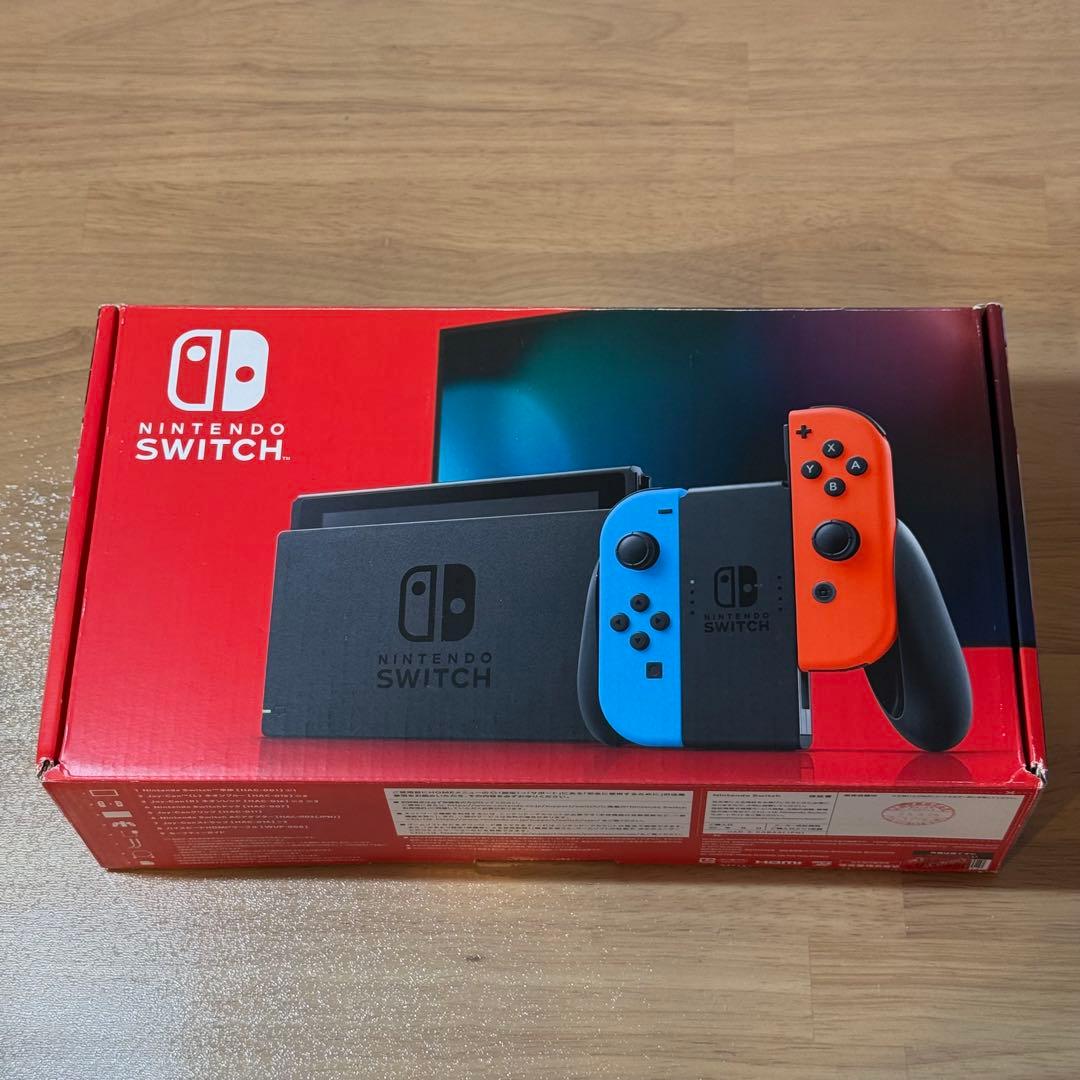 7-104 Switch 本体 バッテリー強化版 箱付き Nintendo Switch ニンテンドー スイッチ 本体 バッテリー強化版 Joy