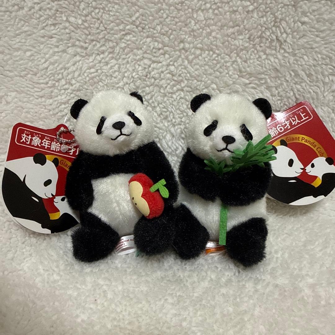上野動物園 パンダ シャオシャオ レイレイ マスコット ぬいぐるみ