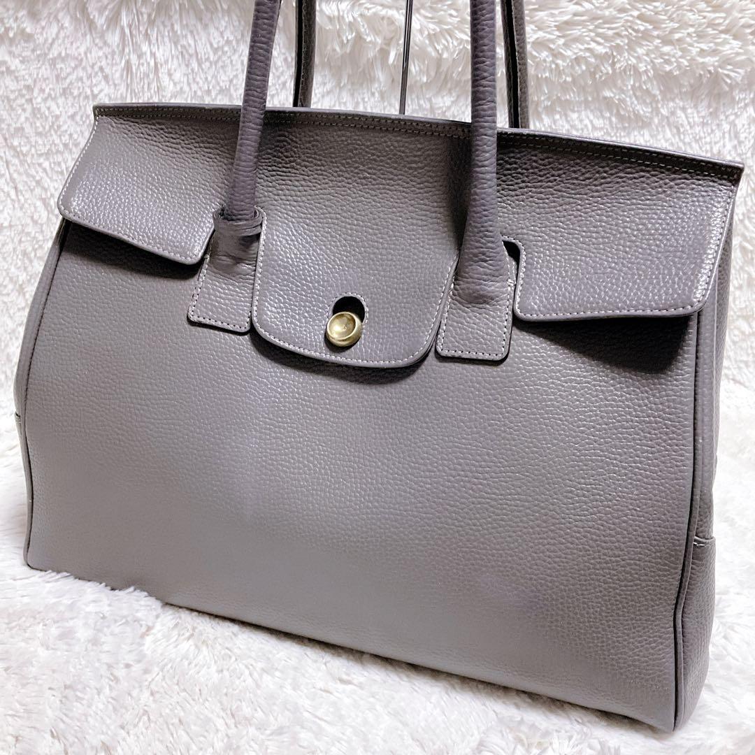 トフアンドロードストーン ルーフボタン レザー トートバッグ ビジネス