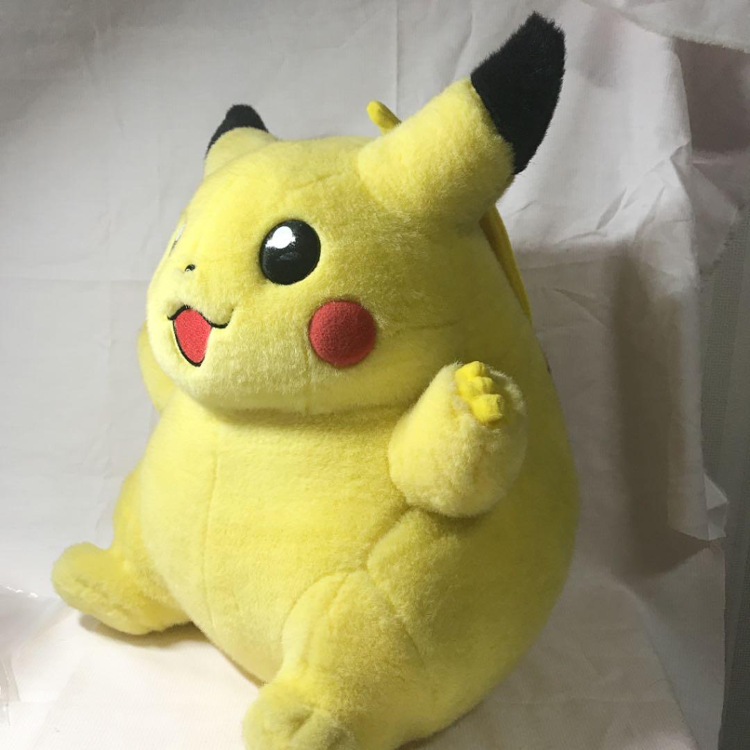 激レア まんまる ピカチュウ 初代 特大 ぬいぐるみ - メルカリ