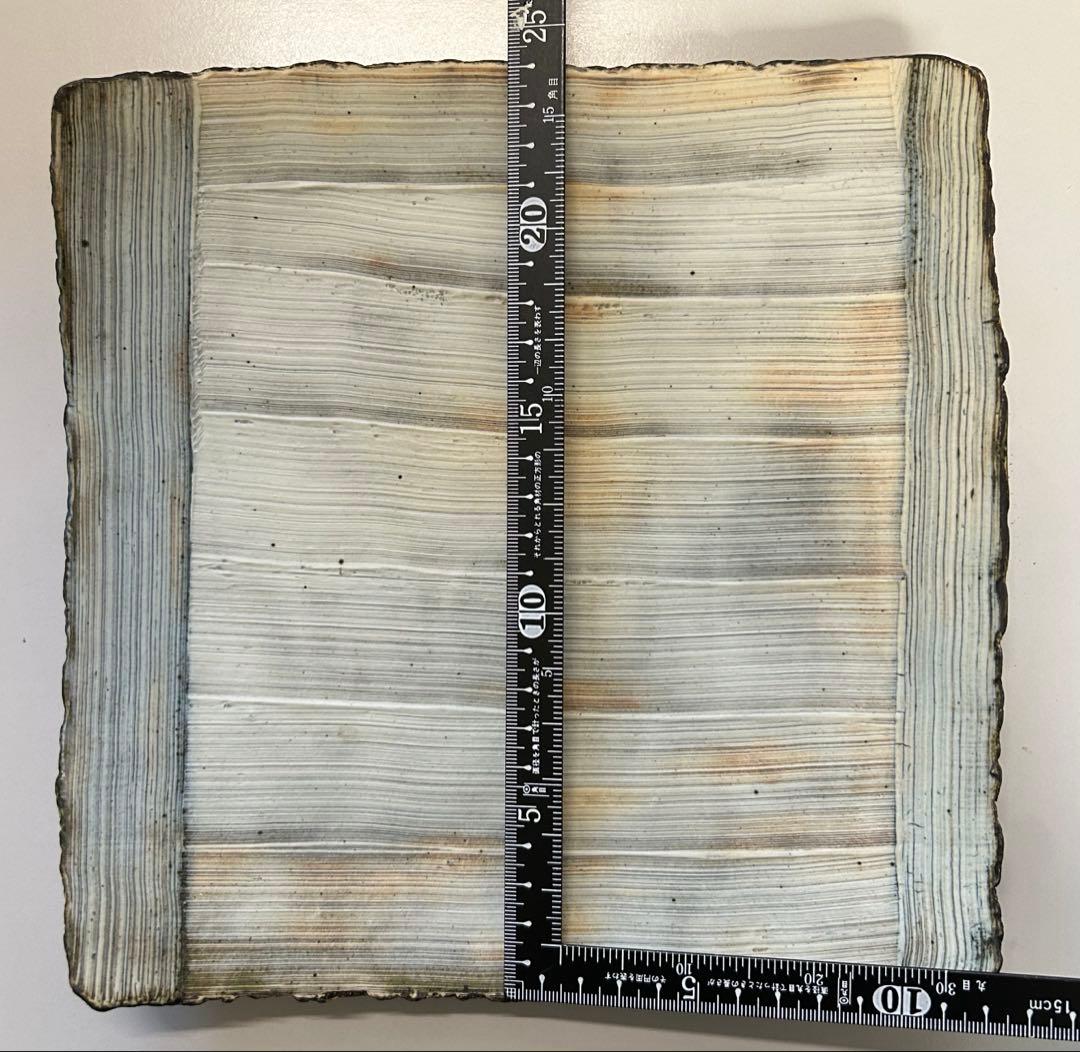 ココチ舎 Cocochiya（市野雅利） 角皿2枚組 インディゴ24cm 丹波焼