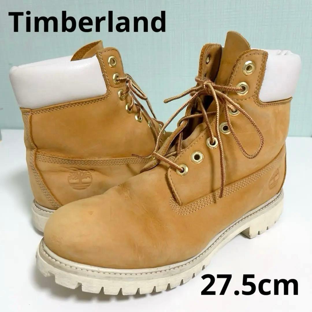 希少モデル✨ティンバーランド ホワイトソール イエロー ブーツ 27.5cm