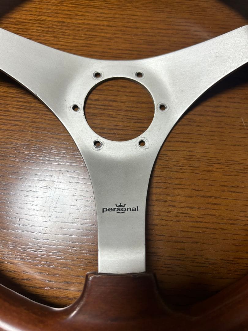 パーソナル マンタ3 マンタ4 2本セット ウッド ステアリング ハンドル