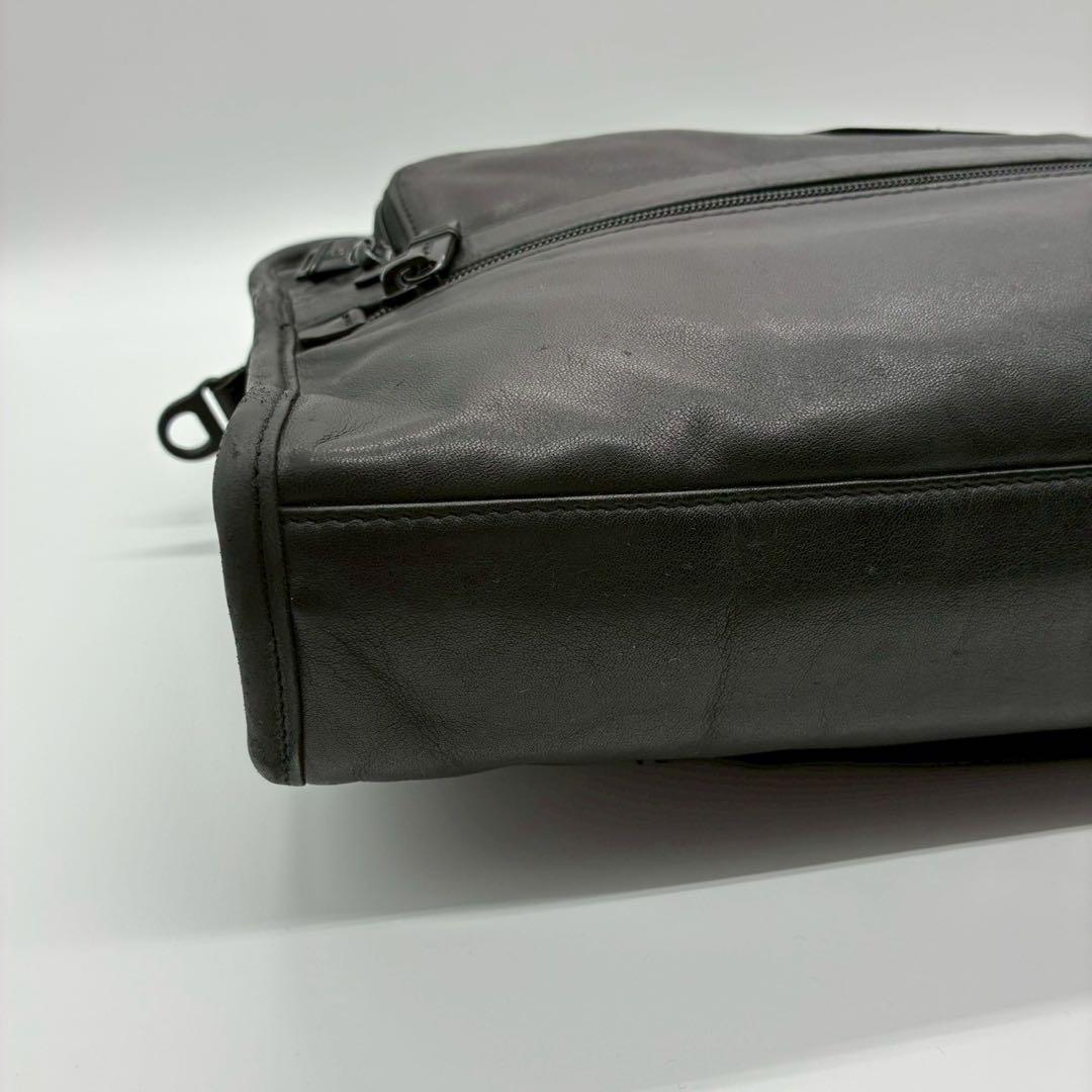 TUMI トゥミ オールレザー ブリーフケース ビジネスバッグ 2way 黒