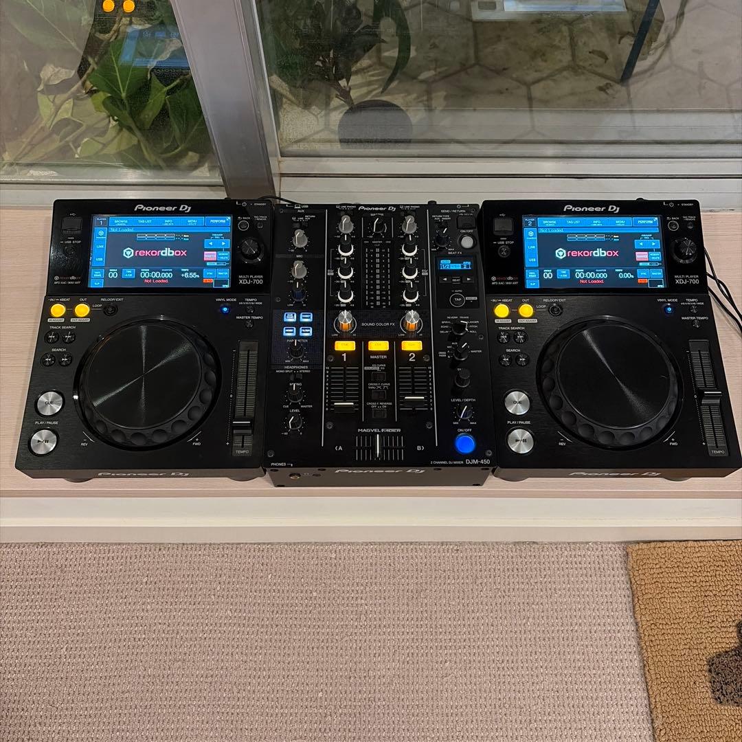 【美品】Pioneer XDJ700×2＋DJM450 【箱、取説、おまけ付き】 Pioneer XDJ700 & DJM250 MK2 Package 0% Interest free Finance