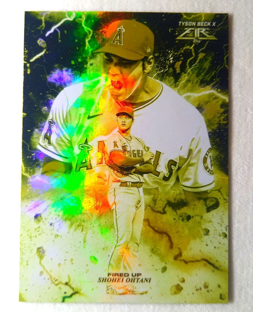 大谷翔平 TOPPS FIRED UP Angels ゴールドカード - メルカリ